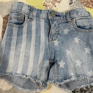 Short with strips and start